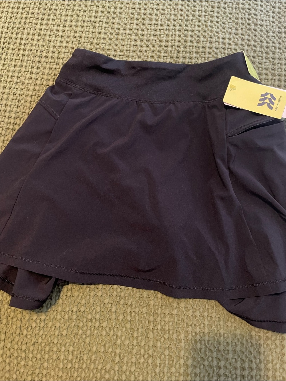 NWT All in Motion Girl's Black Athletic Skort - Picture 2 of 7